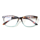 Reading Glasses for Men and Women with Classic Rectangular Lenses 246 Green